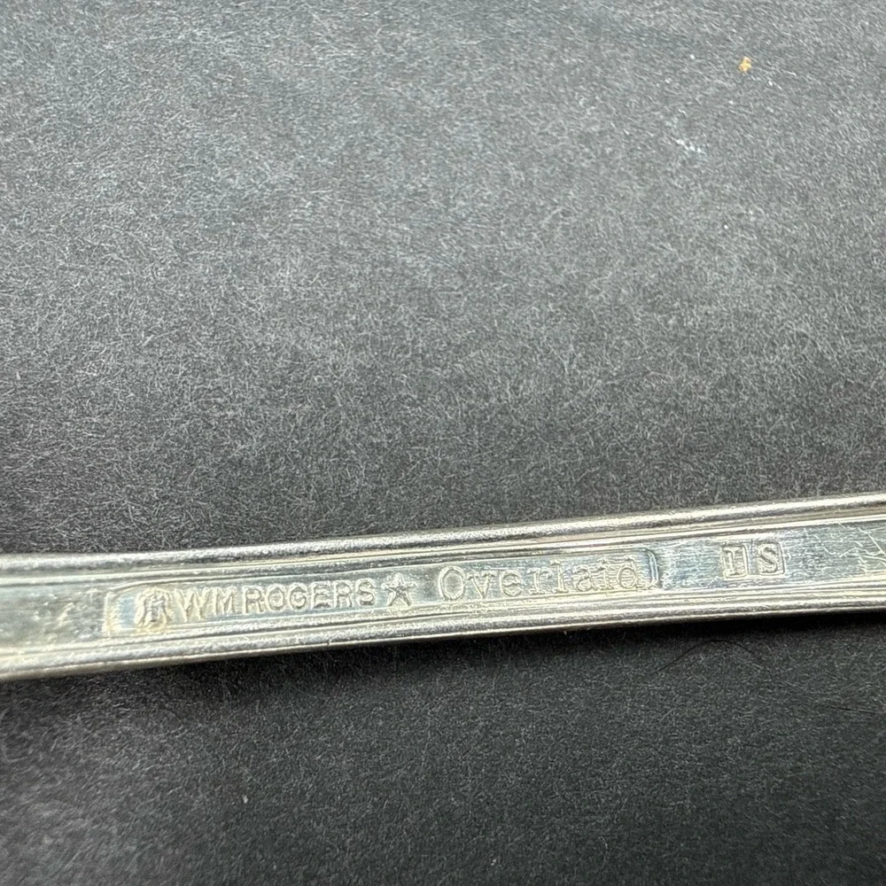 1940 VTG‎ WM Rogers silver plate overlaid flatware 'treasure' 10Pc Spoons
